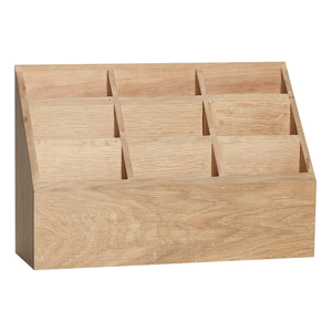 Úložný box z dubového dřeva Hübsch Pattio