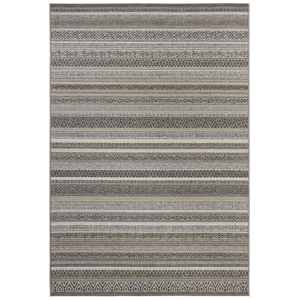 Hnědý koberec vhodný i na ven Elle Decor Bloom Torcy, 80 x 150 cm