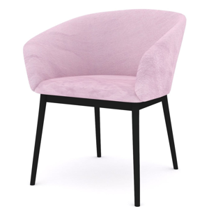 Jídelní židle s růžovým sedákem Livin Hill Capella