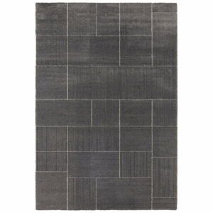 Tmavě šedý koberec Elle Decor Glow Castres, 80 x 150 cm