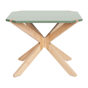Mátově zelený konferenční stolek Leitmotiv Mister, 65 x 65 cm
