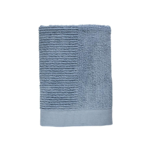 Modrá osuška ze 100% bavlny Zone Classic Blue Fog, 70 x 140 cm