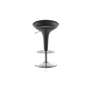 Tmavě šedá barová židle Magis Bombo, výška 50/74 cm