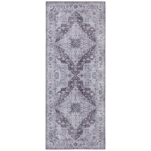 Šedý koberec Nouristan Sylla, 80 x 200 cm