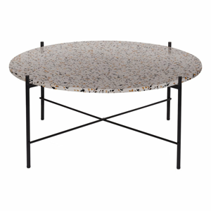 Odkládací stolek WOOOD Vayen Terrazzo, ⌀ 83 cm