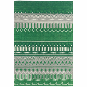 Zelený koberec Asiatic Carpets Tribal Mix, 120 x 170 cm