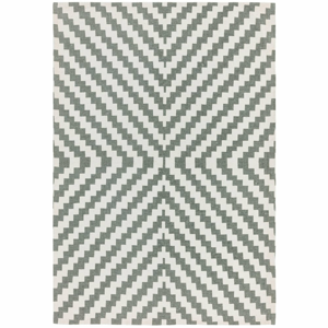 Šedo-bílý koberec Asiatic Carpets Geo, 160 x 230 cm