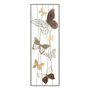 Kovová závěsná dekorace Mauro Ferretti Butterfly Smart A, 31 x 89,5 cm