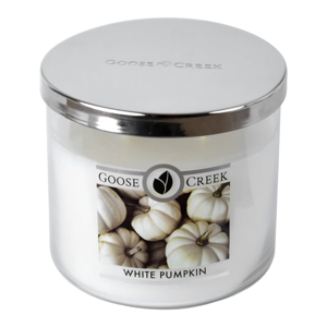 Vonná svíčka ve skleněné dóze Goose Creek White Pumpkin, 35 hodin hoření