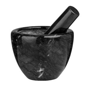 Černý mramorový hmoždíř Premier Housewares Marble