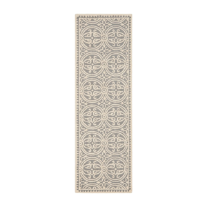 Vlněný koberec Marina Light Grey, 76x243 cm