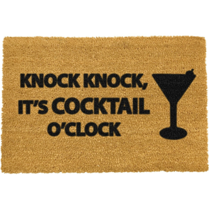 Rohožka z přírodního kokosového vlákna Artsy Doormats Cocktail, 40 x 60 cm