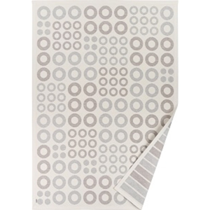 Bílý vzorovaný oboustranný koberec Narma Kupa, 160 x 230 cm