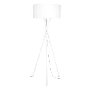 Bílá stojací lampa (výška 175 cm) Hampton – it's about RoMi