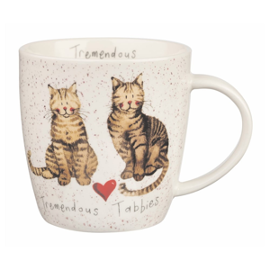 Porcelánový hrnek Churchill China Tremendous Tabbies, 400 ml