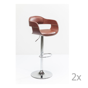 Hnědá barová židle Kare Design Monaco Nougat