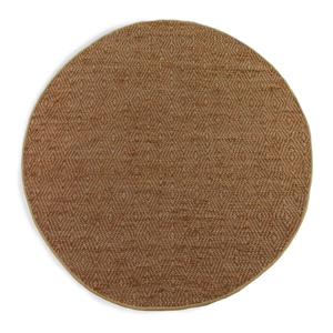 Hnědý koberec Geese Maine, Ø 120 cm