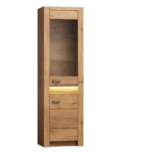 Casarredo Vitrína INDIANAPOLIS I4 Jarstol 56/192/42 Barva: jasan-tmavy