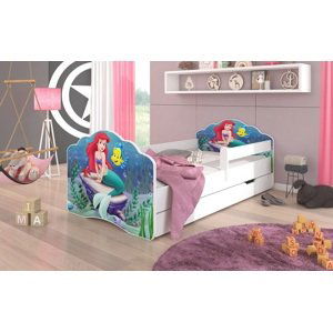 Adrk Dětská postel CASIMO ARIEL se zábranou a úložným prostorem Adrk 88/63/164