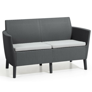 Allibert Allibert SALEMO 2 seater sofa - grafit