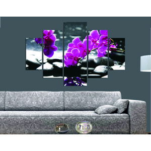 ASIR Sada obrazů ORCHIDEJ 92 cm MDF