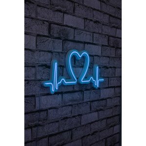ASIR Nástěnná dekorace s LED osvětlením LOVE RHYTHM modrá