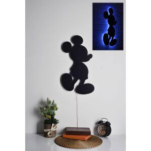 ASIR Nástěnná dekorace MICKEY MOUSE s led osvětlením 30 cm modrá