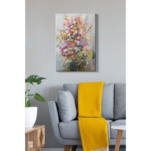 ASIR Nástěnný obraz FLOWERS 2 plátno 50 x 70 cm