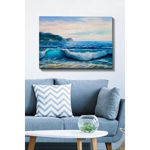 ASIR Nástěnný obraz BEACH plátno 70 x 100 cm