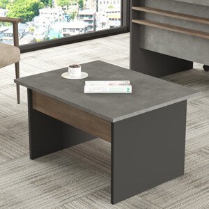 ASIR Konferenční stolek VS2 hnědý šedý antracit