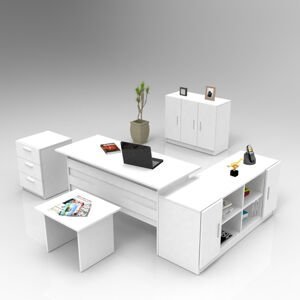 ASIR Set kancelářského nábytku VO16 bílý