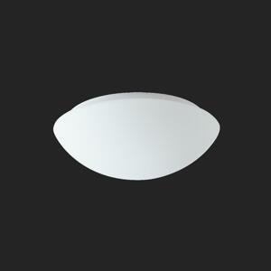 OSMONT 59944 AURA 8 stropní/nástěnné skleněné svítidlo bílá IP44 4000 K 15W LED nouzové kombinované 3 h