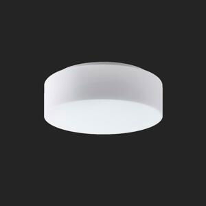 OSMONT 67010 ERIS 2 stropní/nástěnné skleněné svítidlo bílá IP43 3000 K 19W LED nouzové kombinované 3 h