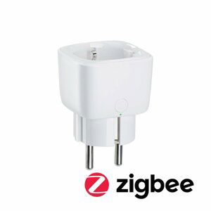 PAULMANN Zásuvka Smart Home Zigbee Smart Plug pro Euro- a Schuko-zástrčku bílá