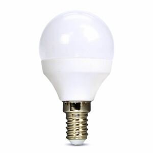 Solight LED žárovka, miniglobe, 8W, E14, 4000K, 720lm, bílé provedení WZ430-1