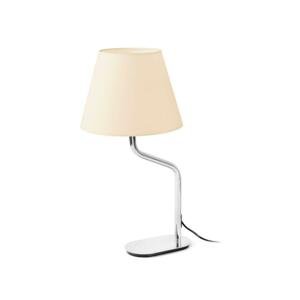 FARO ETERNA chrom/béžová stolní lampa