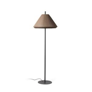 FARO SAIGON šedá/hnědá stojací lampa 2M T70