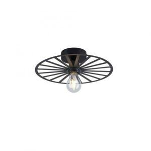 PAUL NEUHAUS LEUCHTEN DIREKT stropní svítidlo 30x30 matná černá barva kruhové s laťovým designem  LD 15635-18