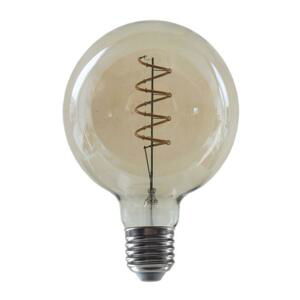 ACA Lighting LED FILAMENT E27 DIM G95 jantar SPIRAL 4W 1800K 230V 270lm RA80 PALA954WWSDIMAM