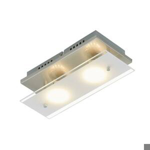 BRILONER LED stropní svítidlo, 27 cm, 6 W, matný nikl BRI 3596-022