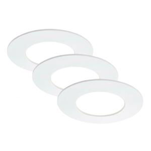 BRILONER 3ks sada LED vestavné svítidlo, pr. 8,5 cm, 5 W, bílé IP44 BRI 7103-436