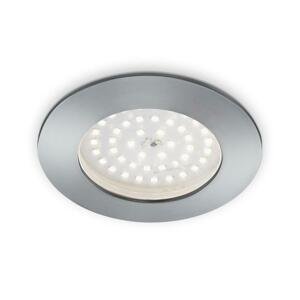 BRILONER LED vestavné svítidlo, pr. 10 cm, 10,5 W, hliník IP44 BRI 7206-019