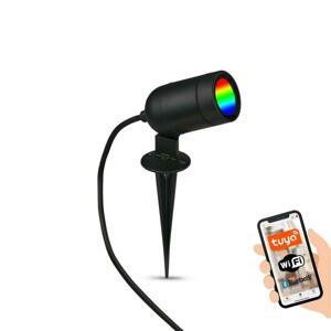 BRILONER LED zahradní bodové svítidlo, 12 cm, 4,4 W, 380 lm, černá IP44 BRILO 3674-015