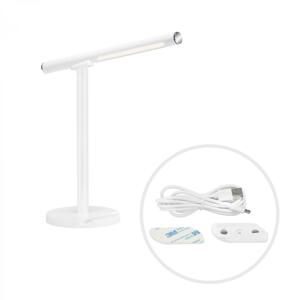 BRILONER USB LED nástěnná a stolní lampa, 37 cm, 1,5 W, bílé BRILO 7384-016