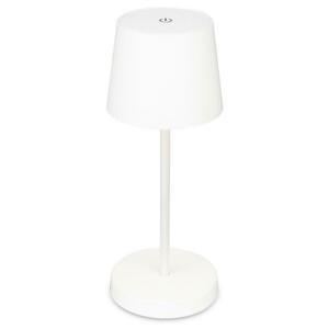 BRILONER LED nabíjecí stolní lampa 26 cm 2,6W 150lm bílé IP44 BRILO 7423016
