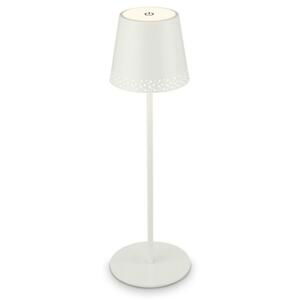 BRILONER LED nabíjecí stolní lampa 38 cm 2,6W 280lm bílé IP44 BRILO 7438-016