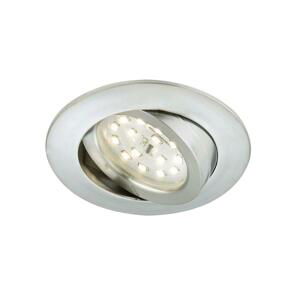 BRILONER LED vestavné svítidlo, pr. 8,2 cm, 6,5 W, hliník BRI 7296-019