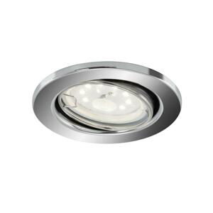 BRILONER LED vestavné svítidlo, pr. 8,6 cm, 5 W, chrom BRI 8315-018