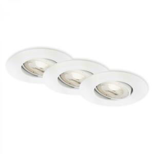 BRILONER LED vestavné svítidlo 4,4 cm 3x 4,9 W 480lm bílé BRI 7602036