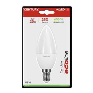 CENTURY LED ECOLINE CANDLE 3W E14 4000K 180d